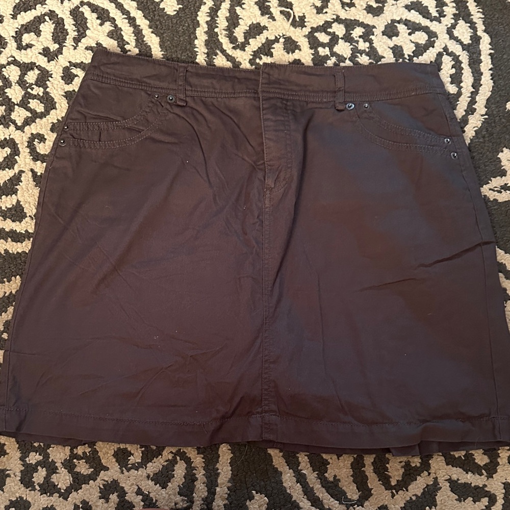 Elegant Brown Women's Skirt